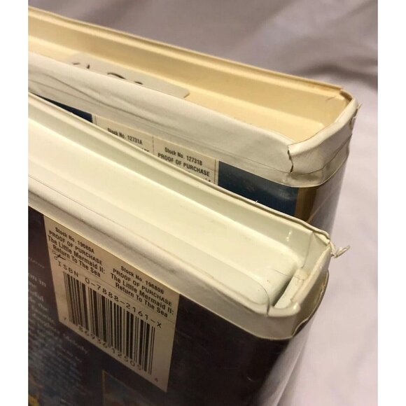 Disney’s Little Mermaid 1 & 2 Return to the Sea Lot of 2 VHS Special Edition - Picture 4 of 5